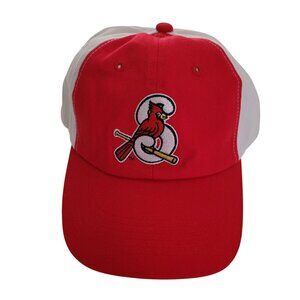 Springfield Cardinals Hat Ball Cap One Size Red White Minor League Adjustable